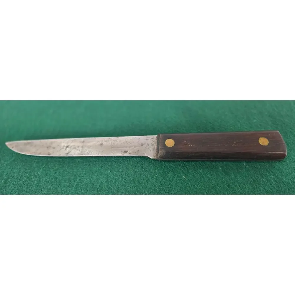 Vintage Carbon Steel Full Tang Chef Knife